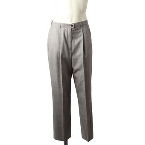 ESCADA Gray Wool Straight Leg Dress Trousers Pants Size 2